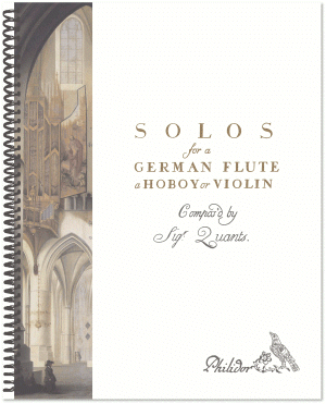 Quantz, Johann Joachim | Solos for a German flute | Opera I (1732)