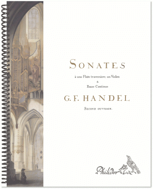 Händel, Georg Friedrich | Sonates pour une flûte traversière, un violon & basse continue