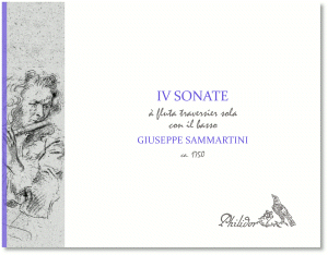 Sammartini, Giuseppe | Sonate a fluta traversier sola con il basso (c1750)